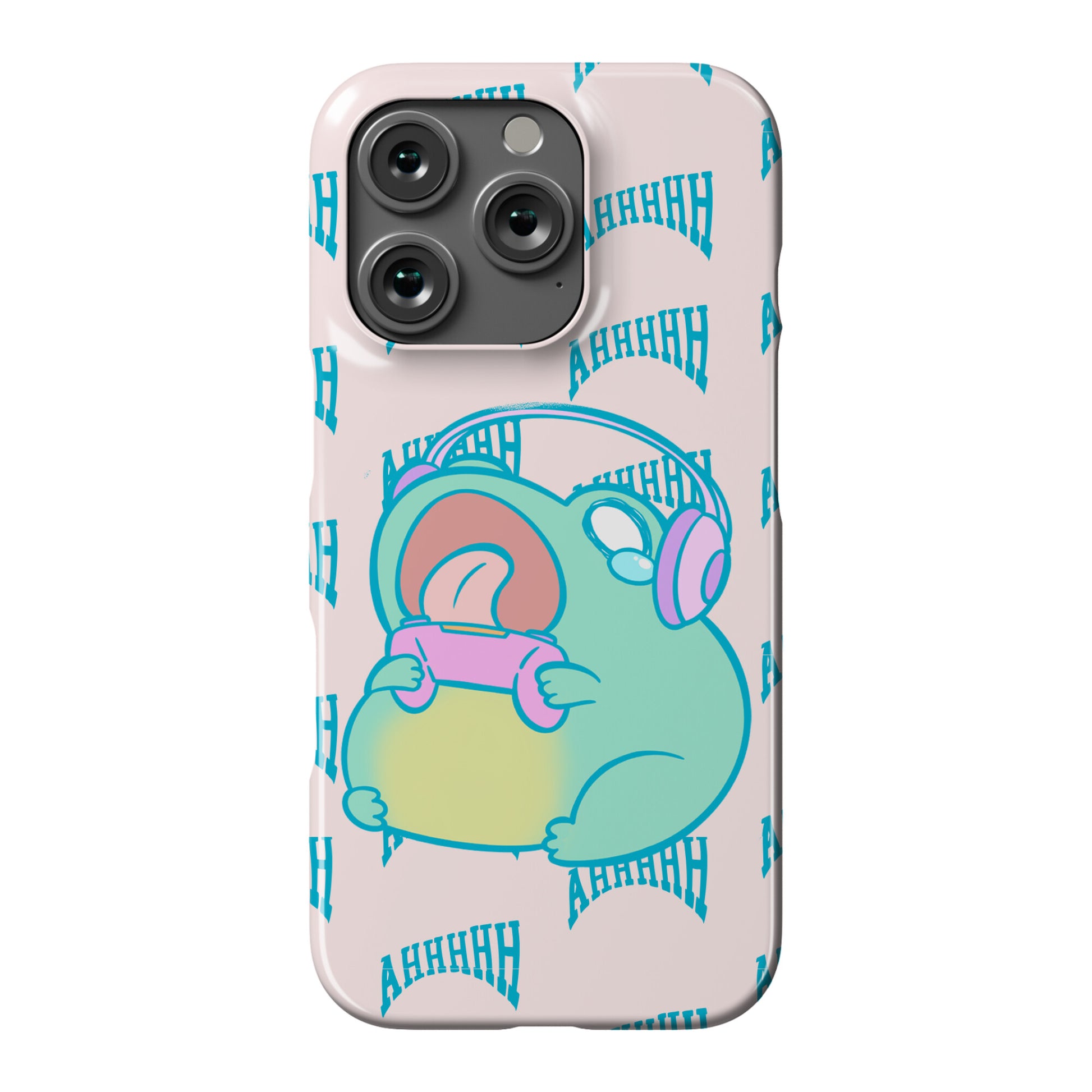 Gamer Frog Scream Phone Case