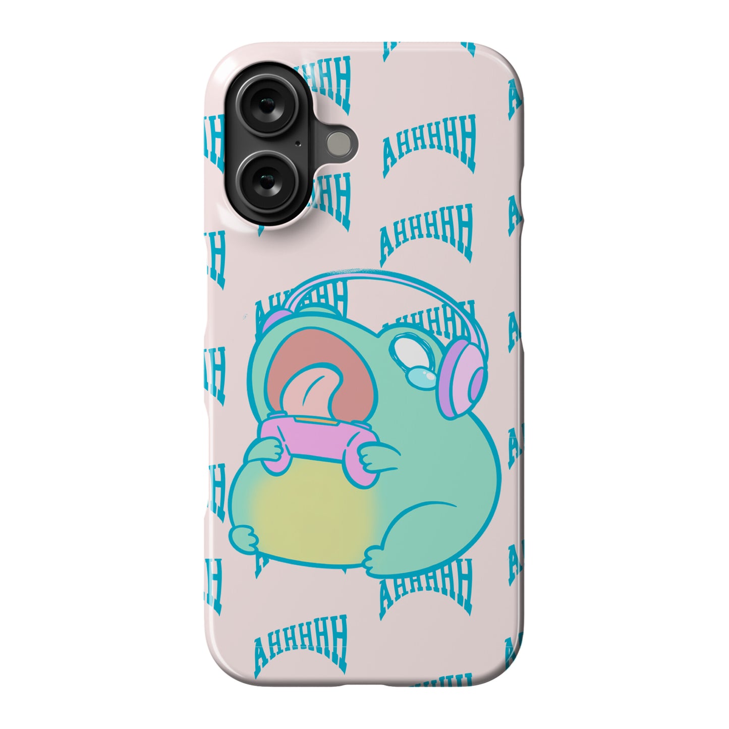 Gamer Frog Scream Phone Case