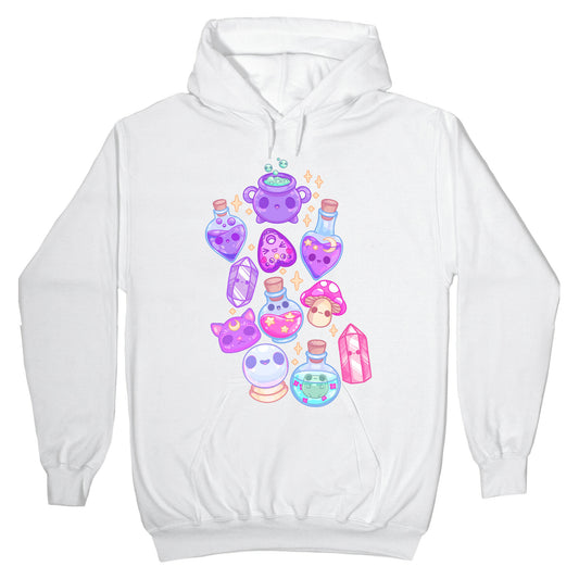 Kawaii Witchy Pattern Hoodie