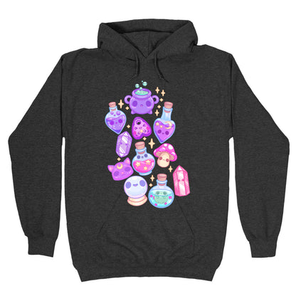Kawaii Witchy Pattern Hoodie