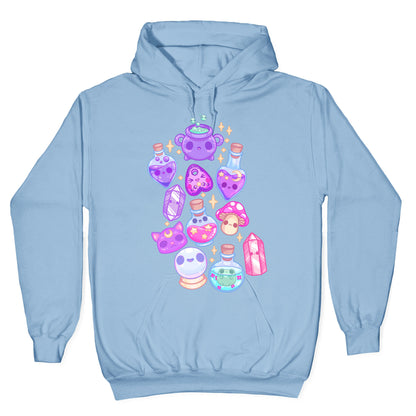 Kawaii Witchy Pattern Hoodie