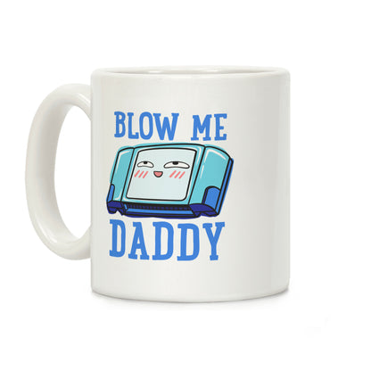 Blow Me Daddy Game Cartridge Parody Coffee Mug