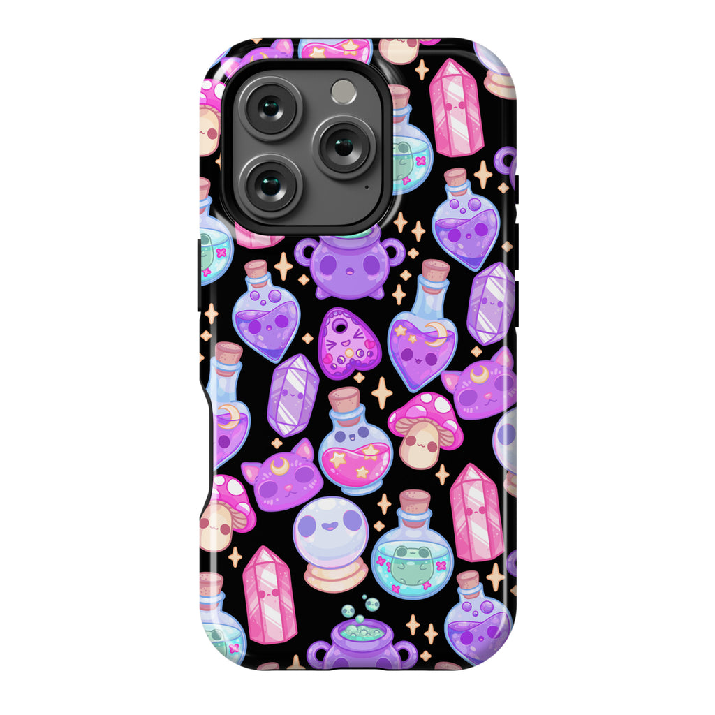 Kawaii Witchy Pattern Phone Case
