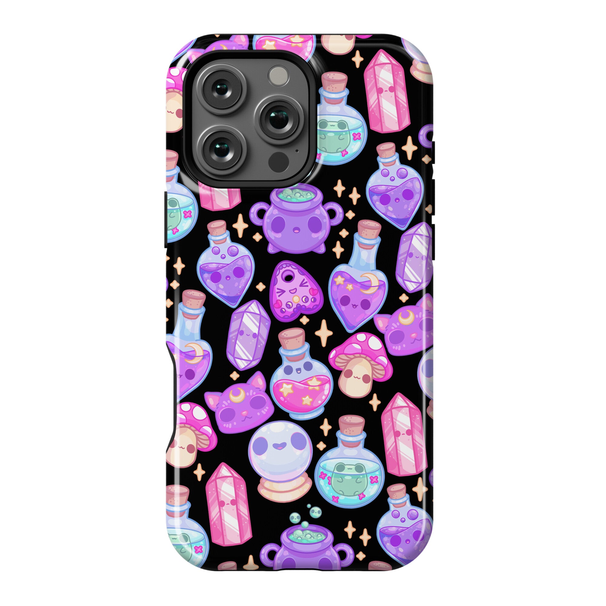 Kawaii Witchy Pattern Phone Case