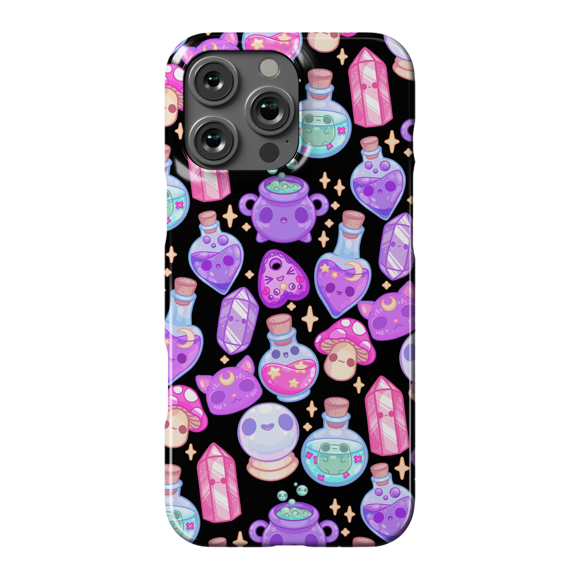 Kawaii Witchy Pattern Phone Case