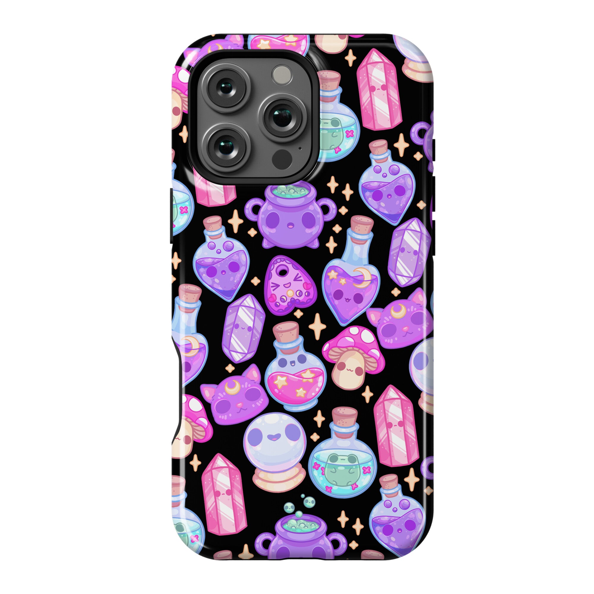 Kawaii Witchy Pattern Phone Case