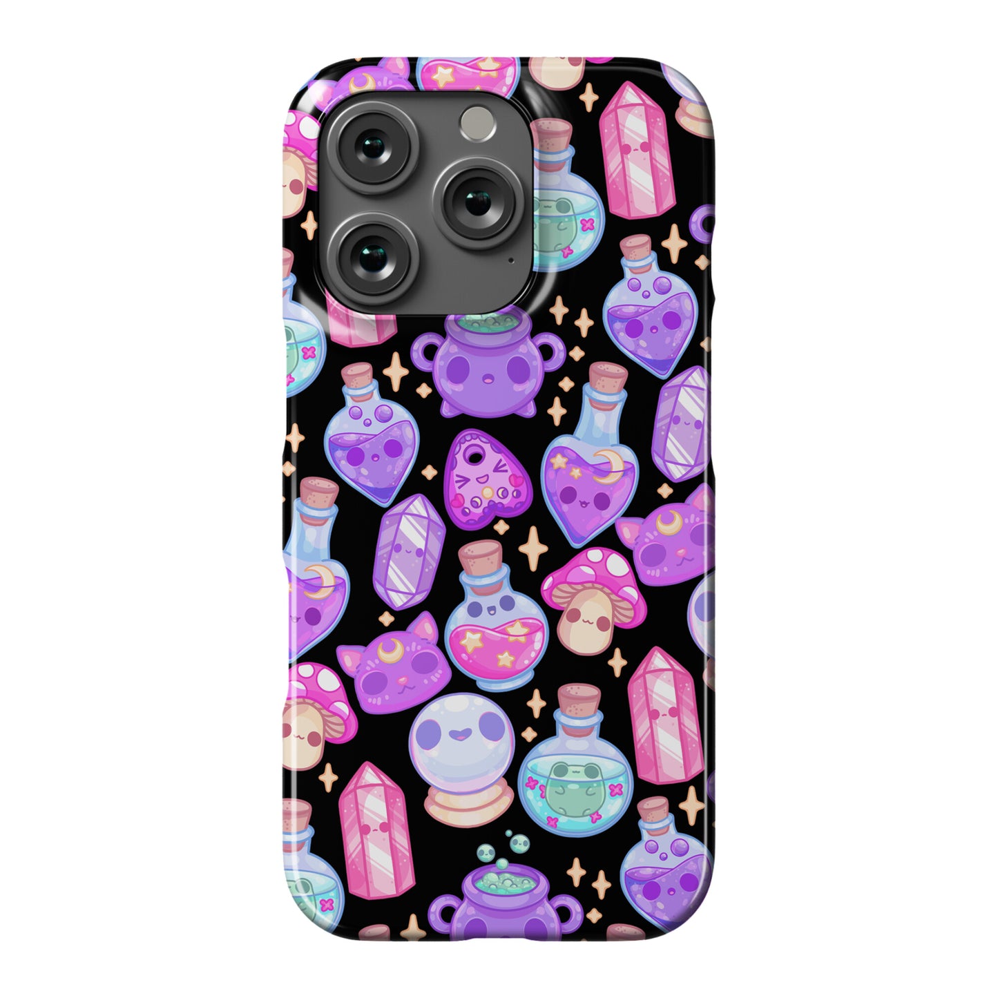 Kawaii Witchy Pattern Phone Case