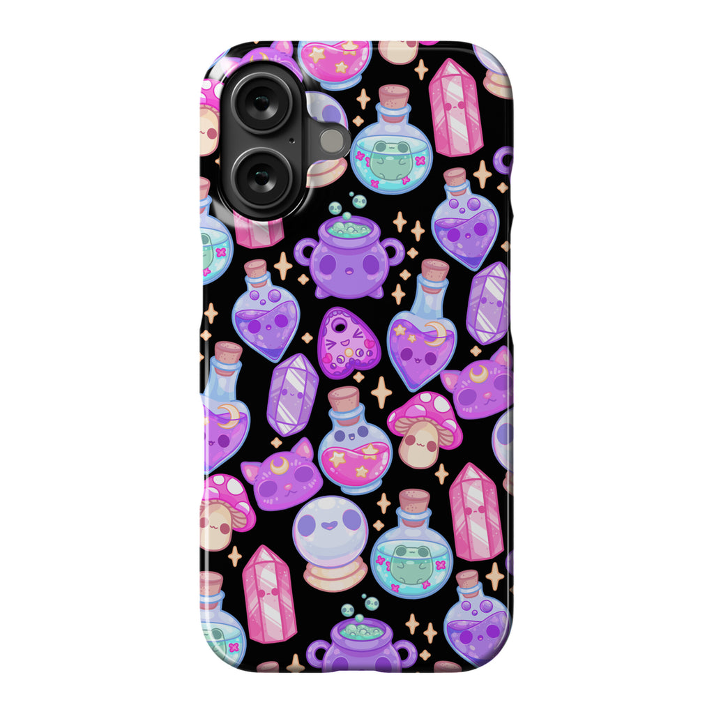 Kawaii Witchy Pattern Phone Case