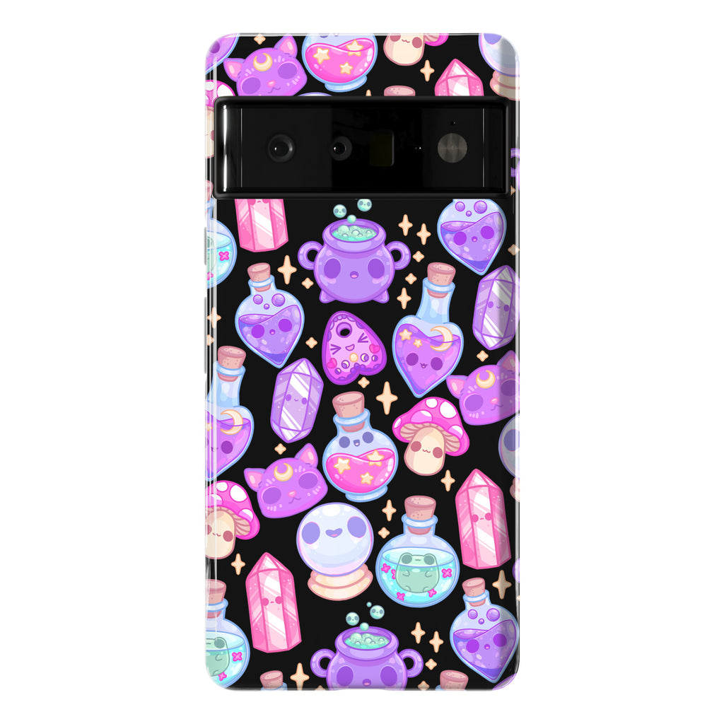 Kawaii Witchy Pattern Phone Case