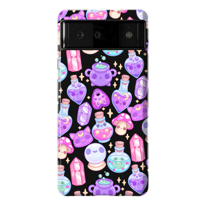 Kawaii Witchy Pattern Phone Case