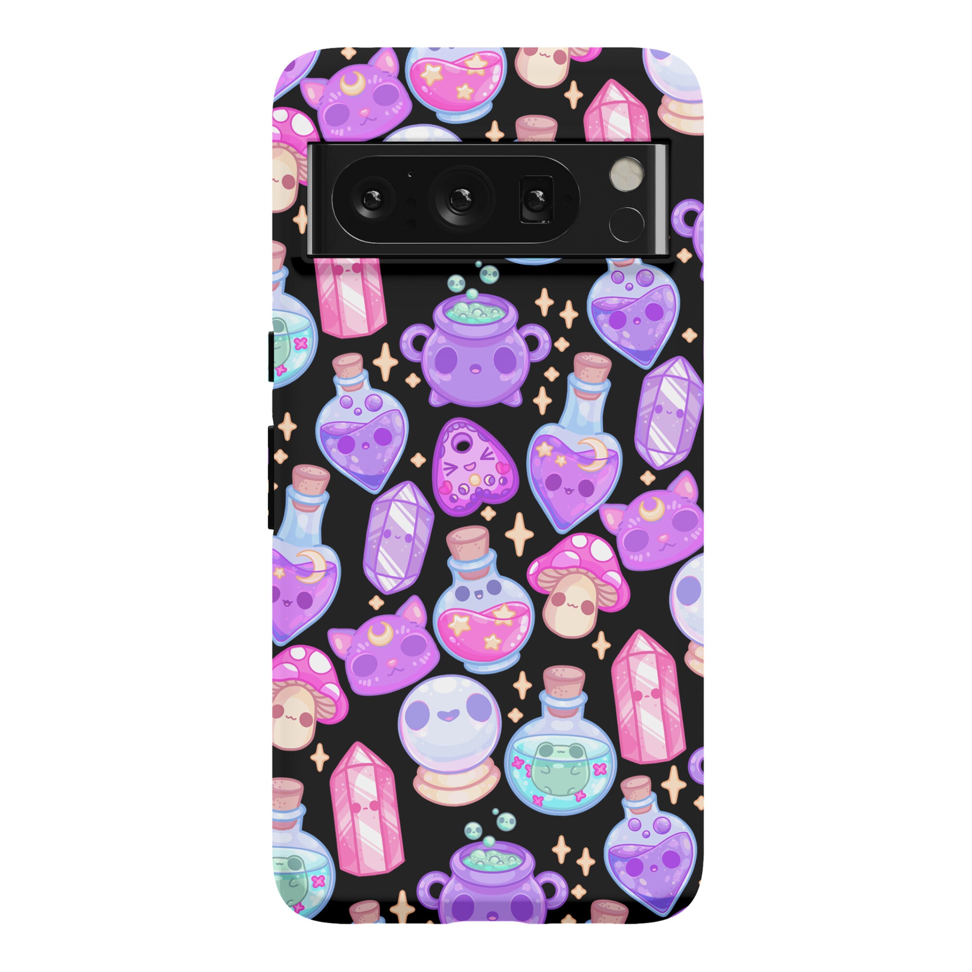 Kawaii Witchy Pattern Phone Case