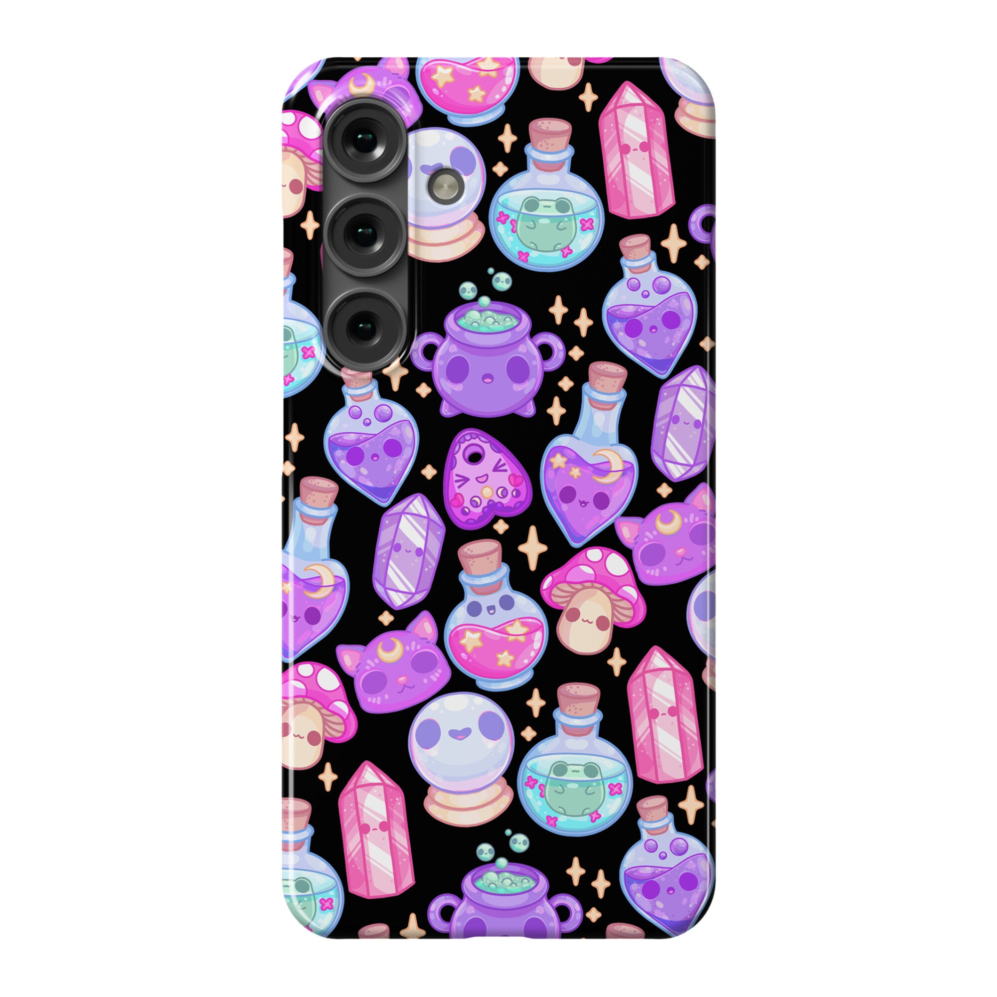 Kawaii Witchy Pattern Phone Case