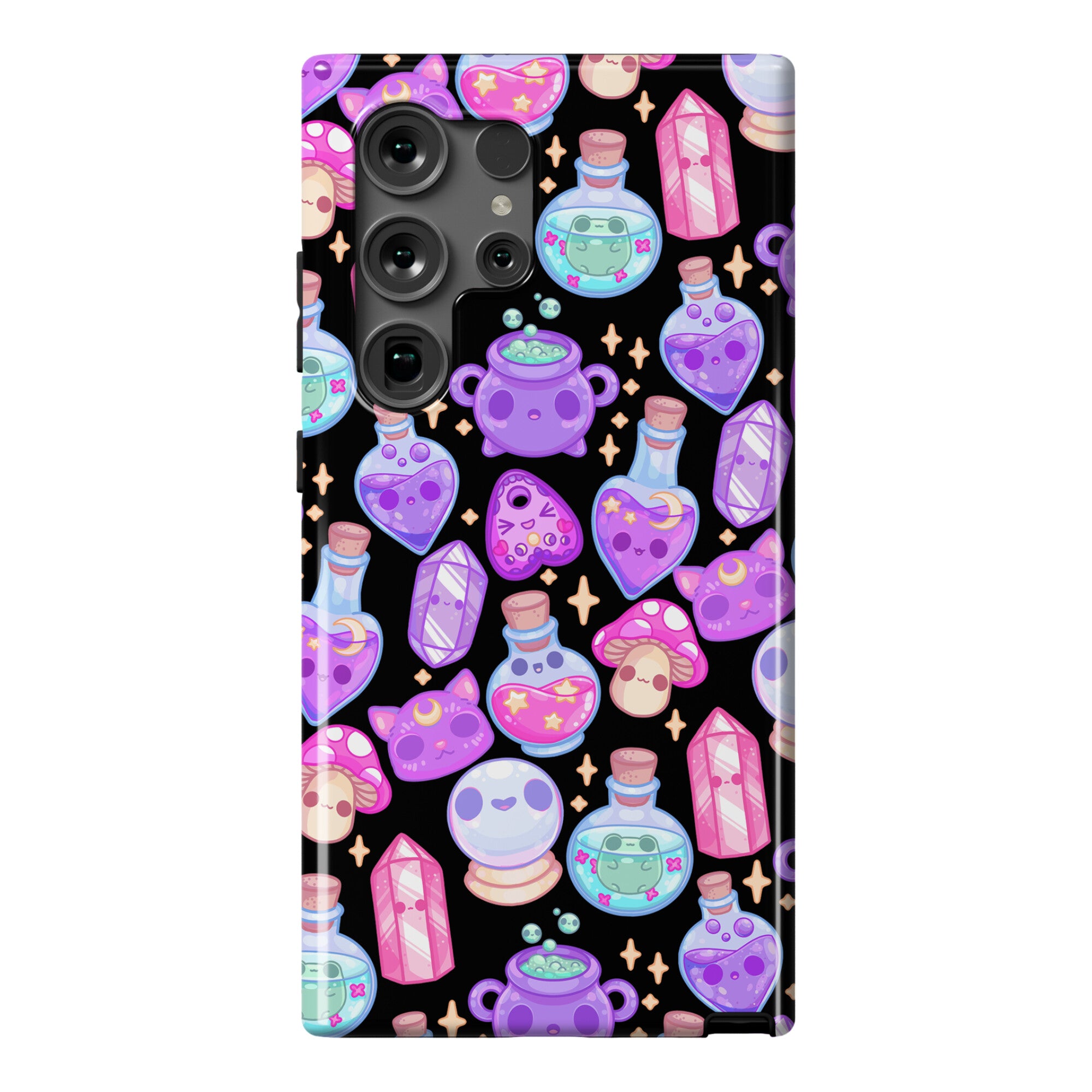 Kawaii Witchy Pattern Phone Case