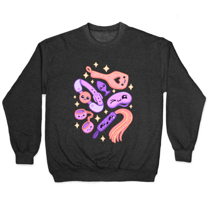 Kinky Kawaii Pattern Crewneck Sweatshirt