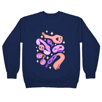 Kinky Kawaii Pattern Crewneck Sweatshirt