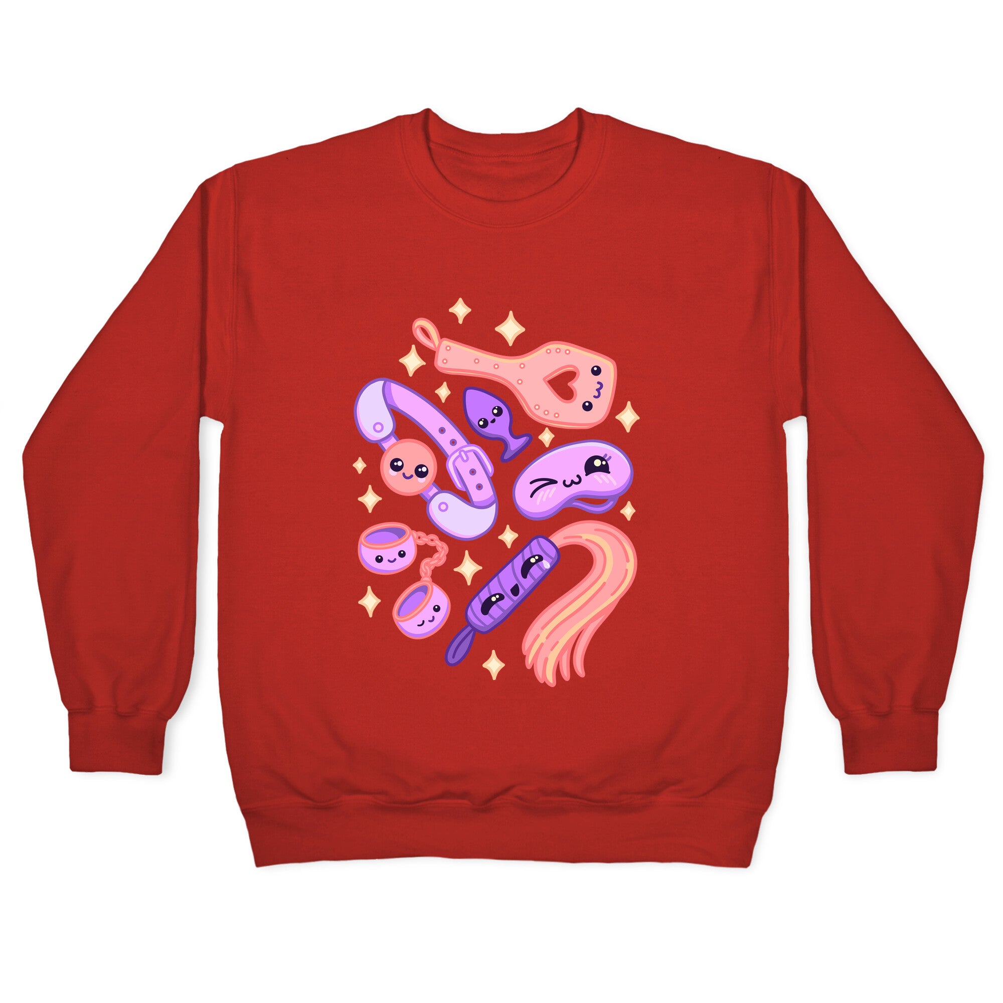 Kinky Kawaii Pattern Crewneck Sweatshirt