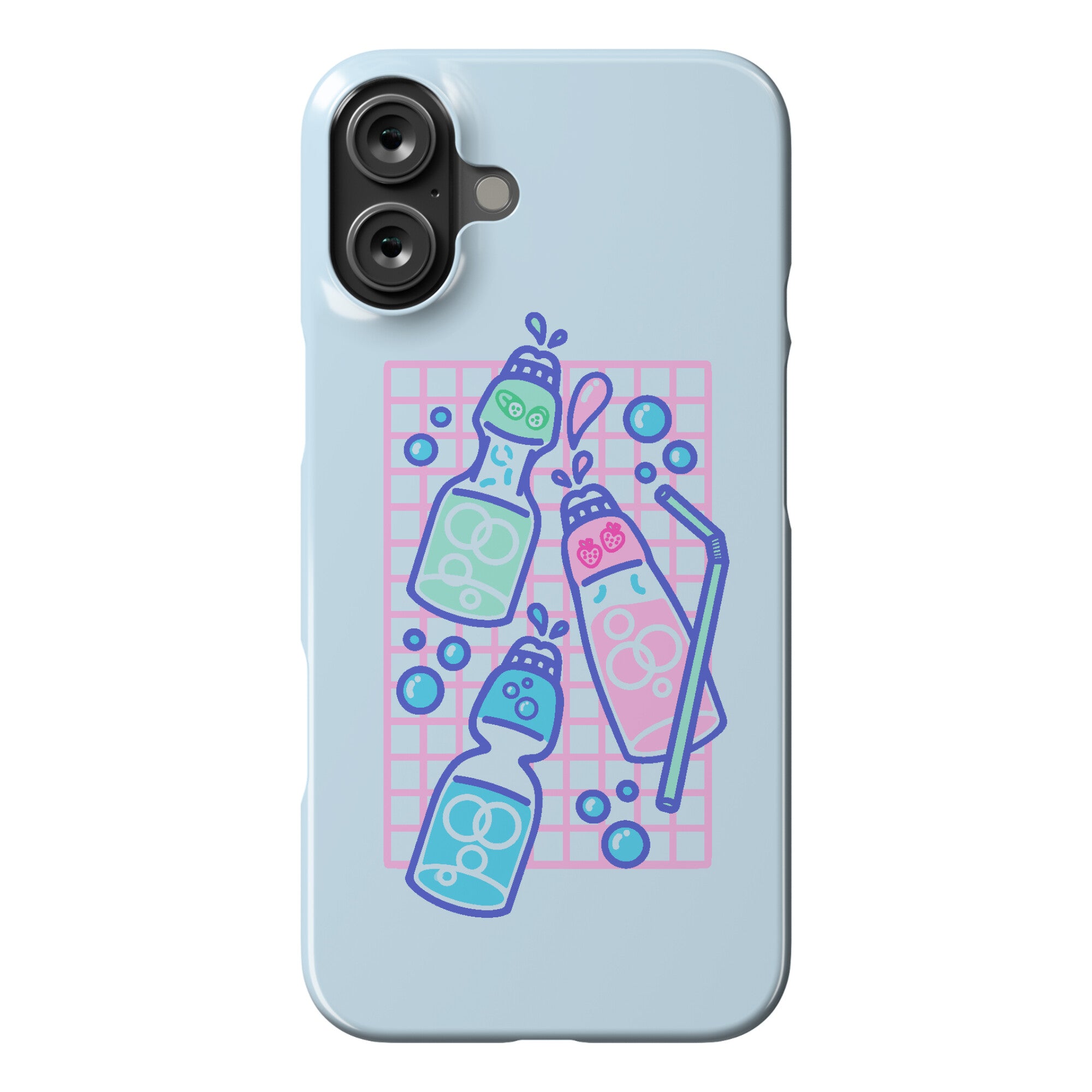 NSFW Pastel Penis Ramune Soda Bottles Phone Case