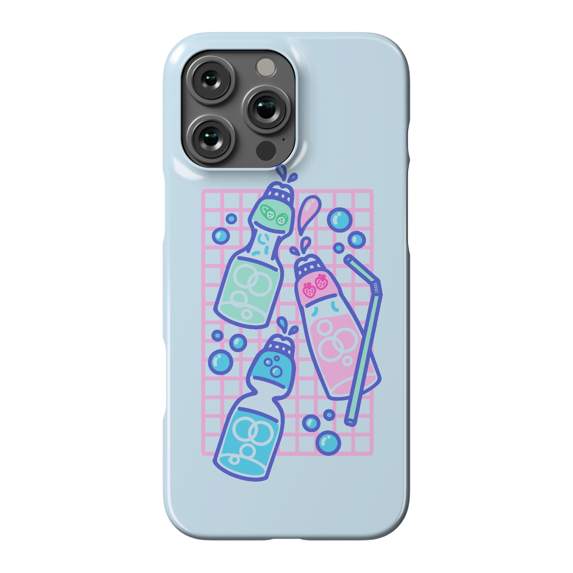 NSFW Pastel Penis Ramune Soda Bottles Phone Case