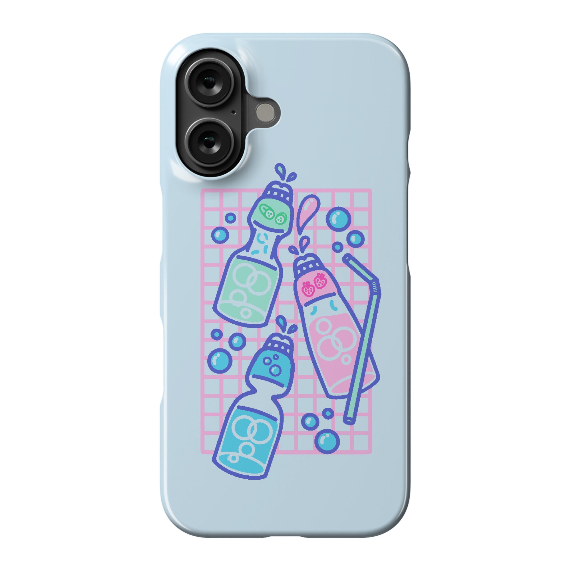 NSFW Pastel Penis Ramune Soda Bottles Phone Case