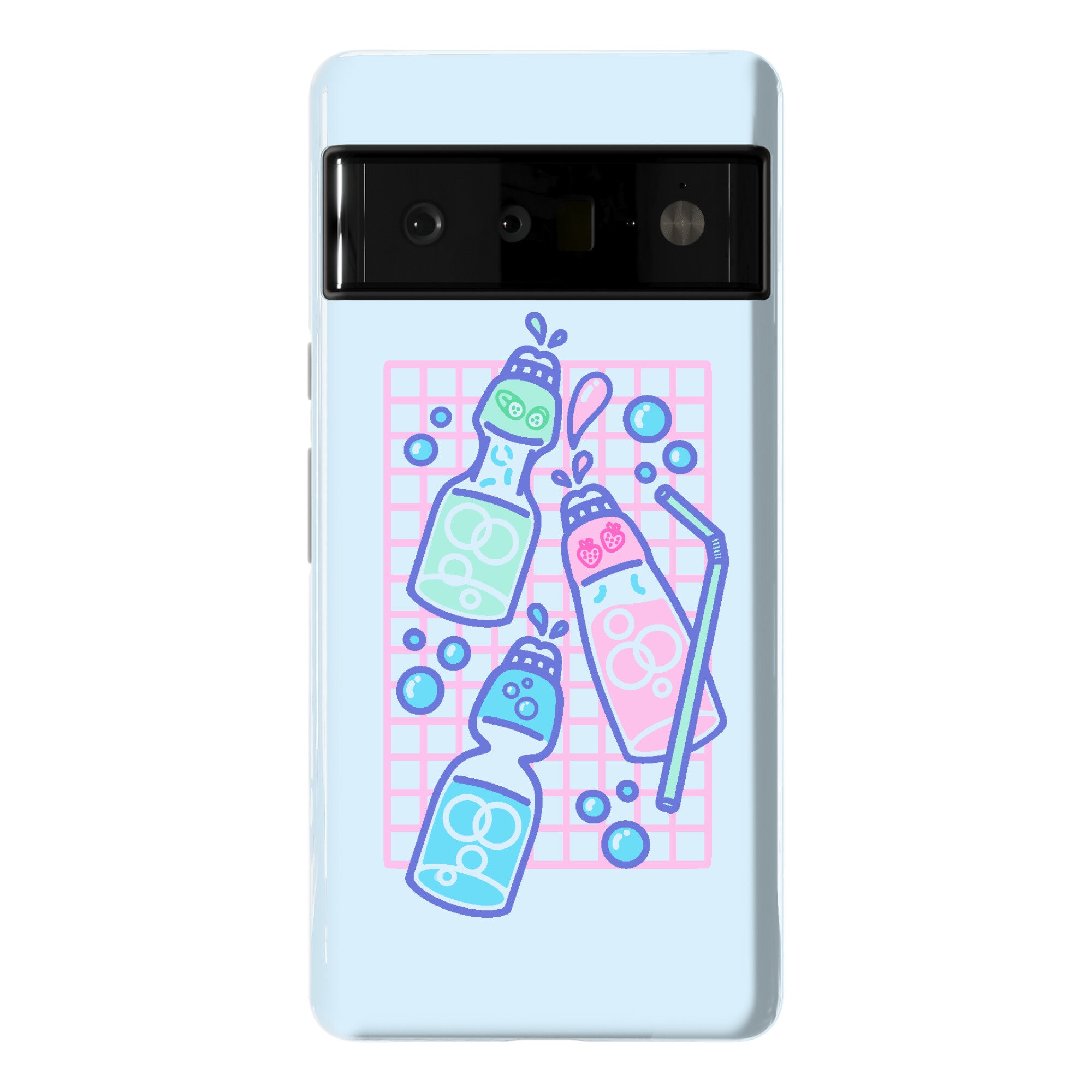 NSFW Pastel Penis Ramune Soda Bottles Phone Case