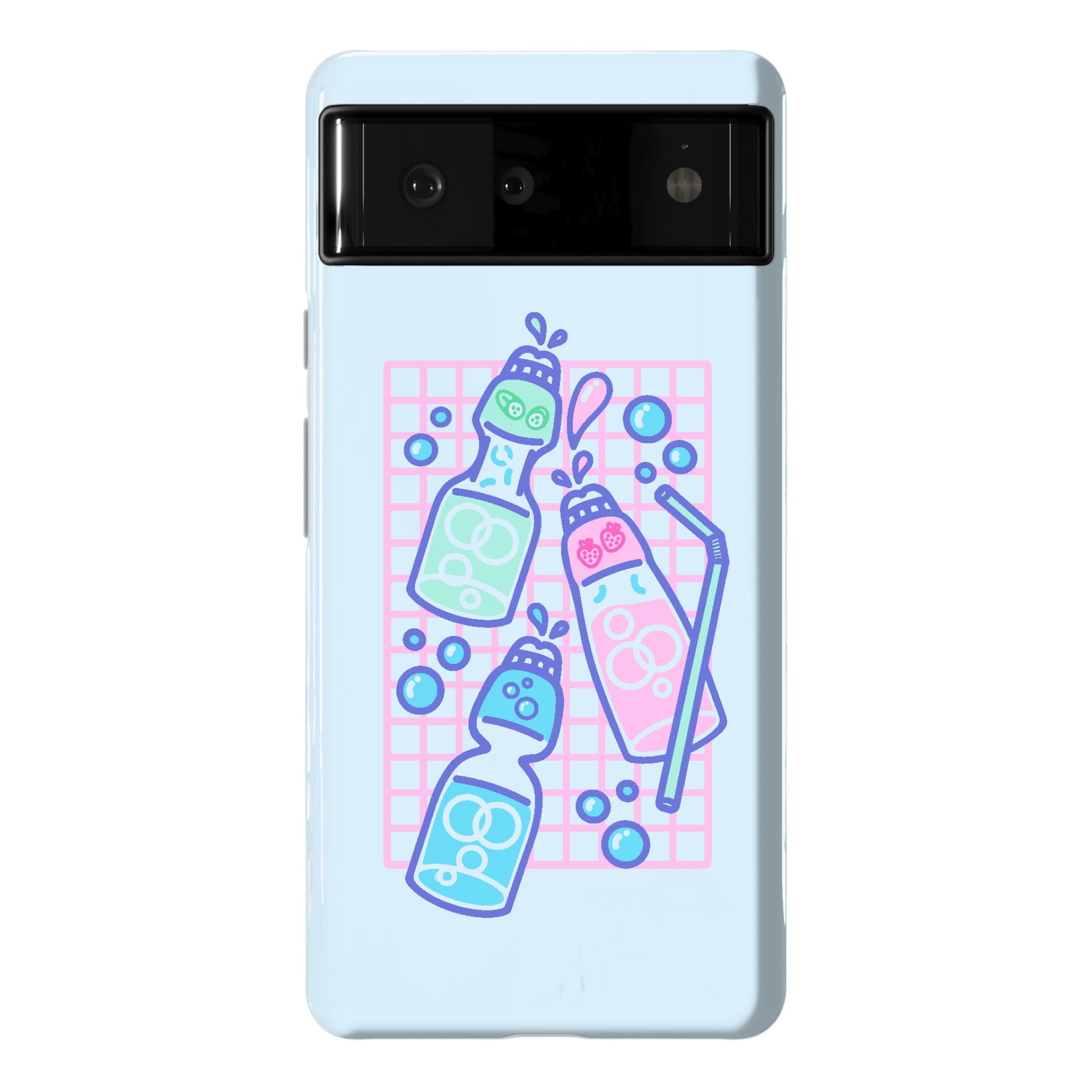 NSFW Pastel Penis Ramune Soda Bottles Phone Case