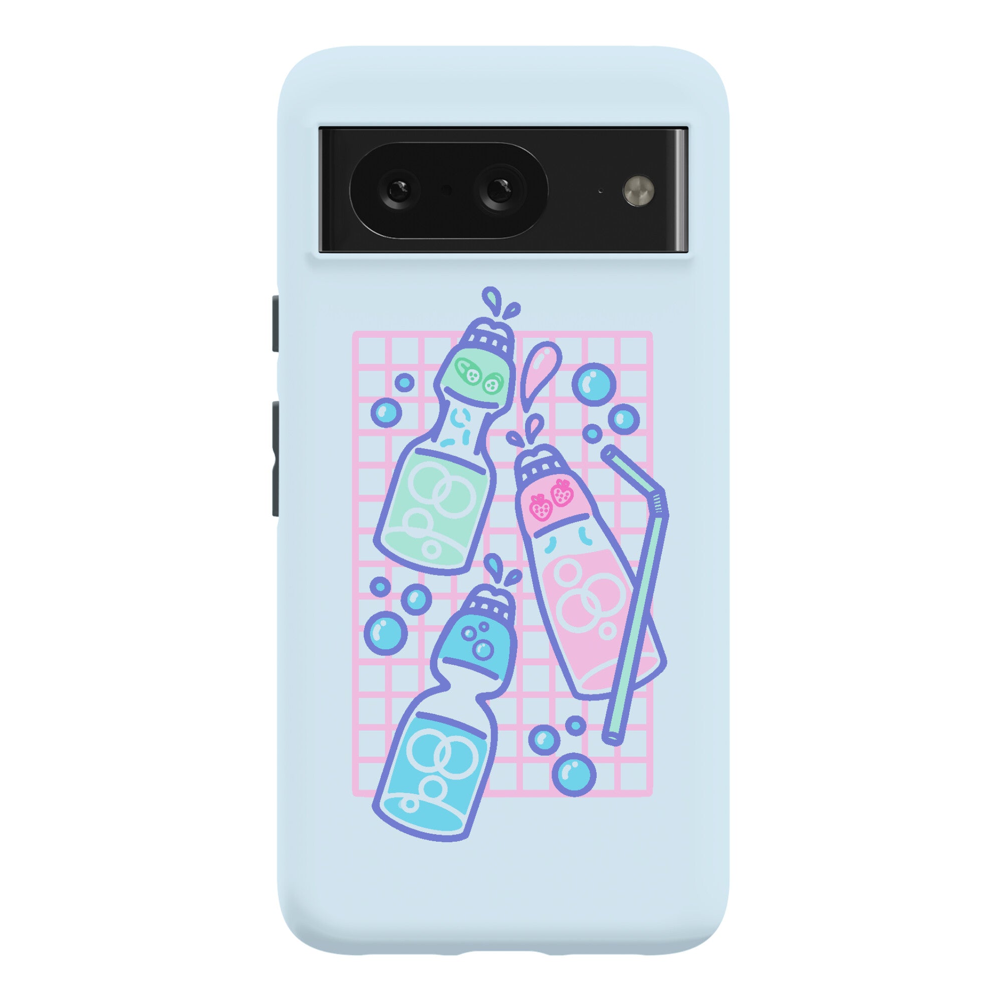 NSFW Pastel Penis Ramune Soda Bottles Phone Case