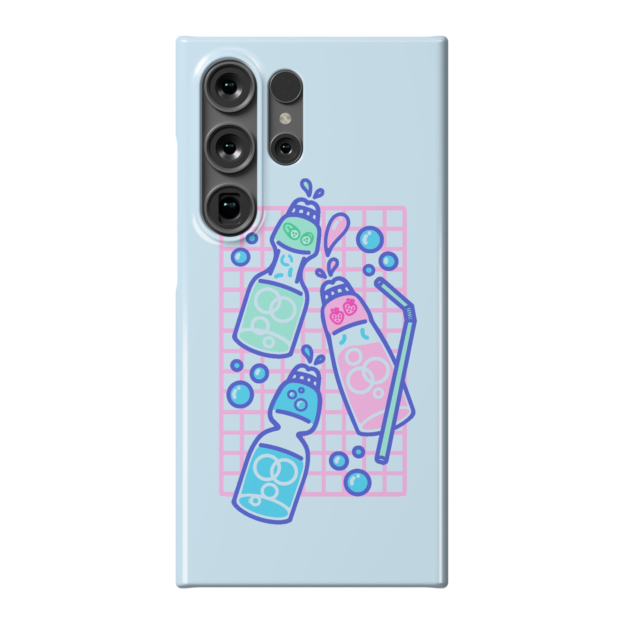 NSFW Pastel Penis Ramune Soda Bottles Phone Case