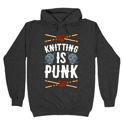 Knitting Is Punk Hoodie