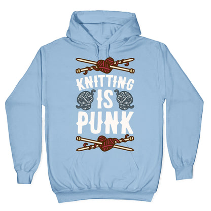 Knitting Is Punk Hoodie