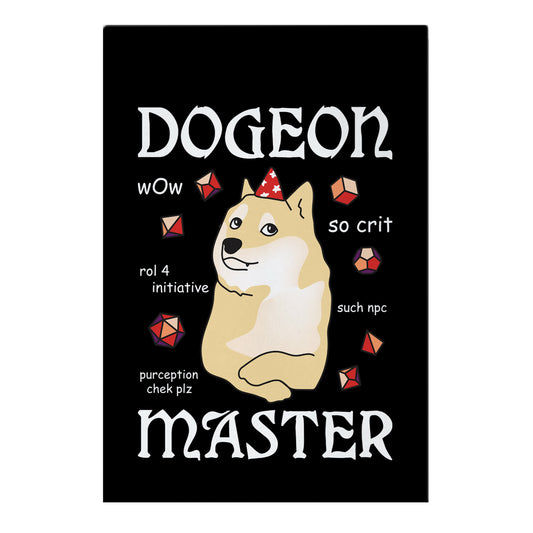 Dogeon Master Doge DM Garden Flag
