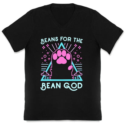 Beans For The Bean God V-Neck