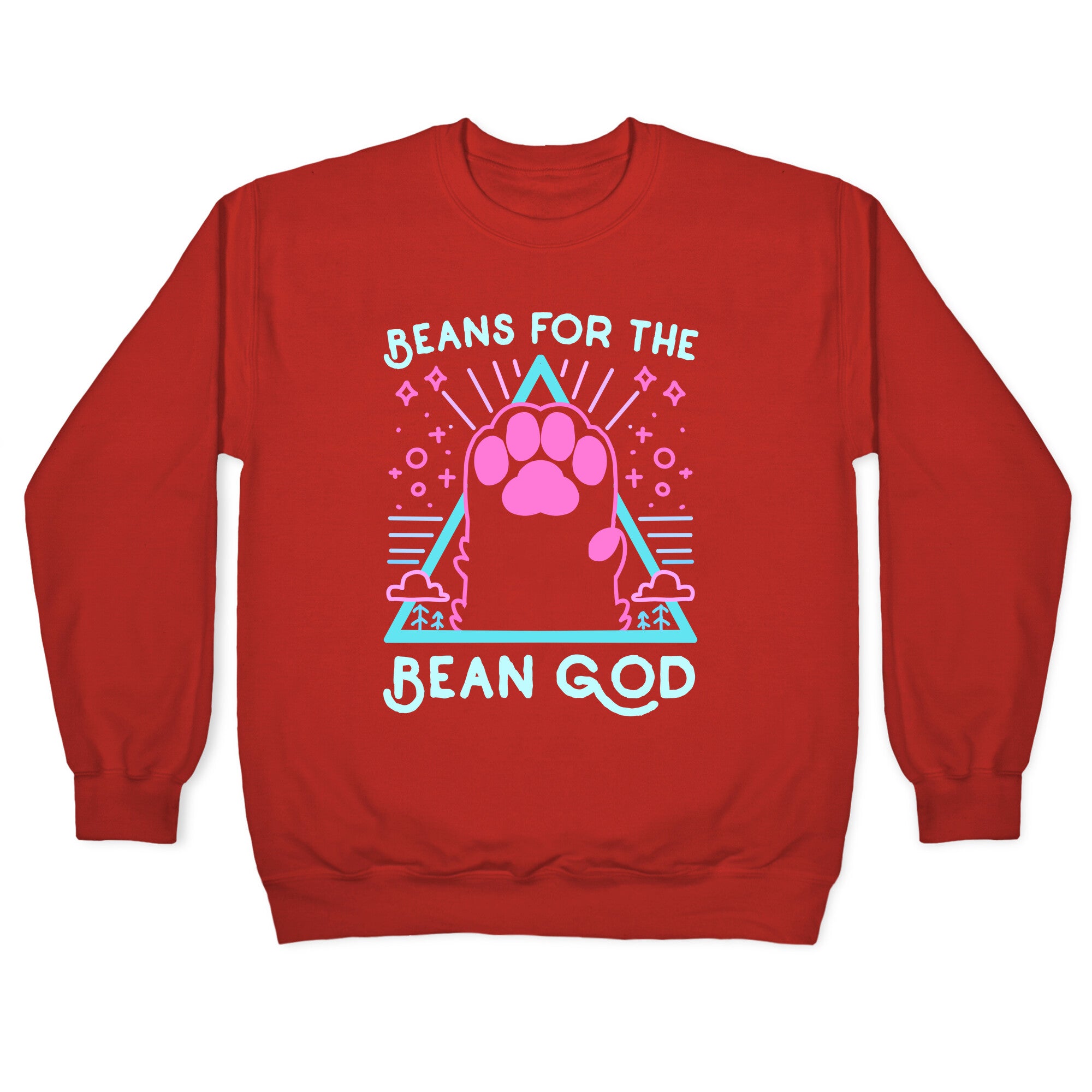 Beans For The Bean God Crewneck Sweatshirt