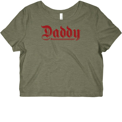 Daddy Gothic Graphic Baby Tee