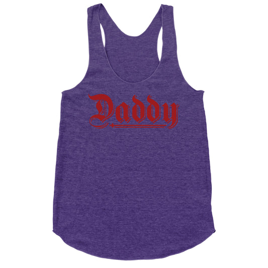 Daddy Gothic Racerback Tank