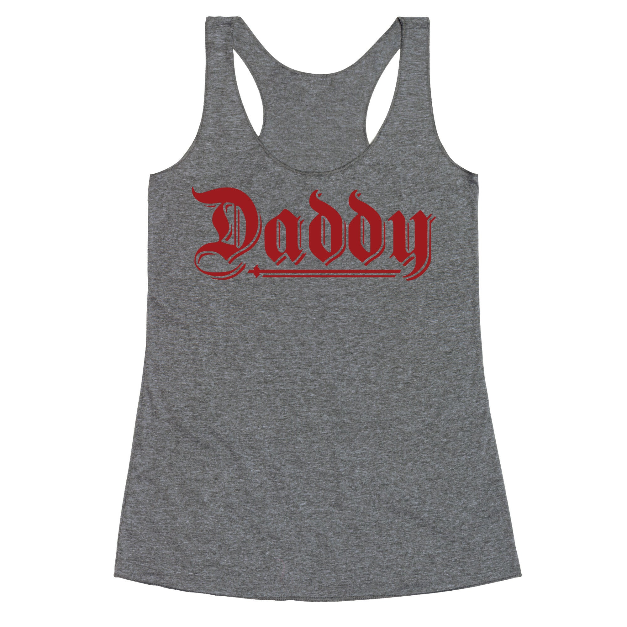 Daddy Gothic Racerback Tank