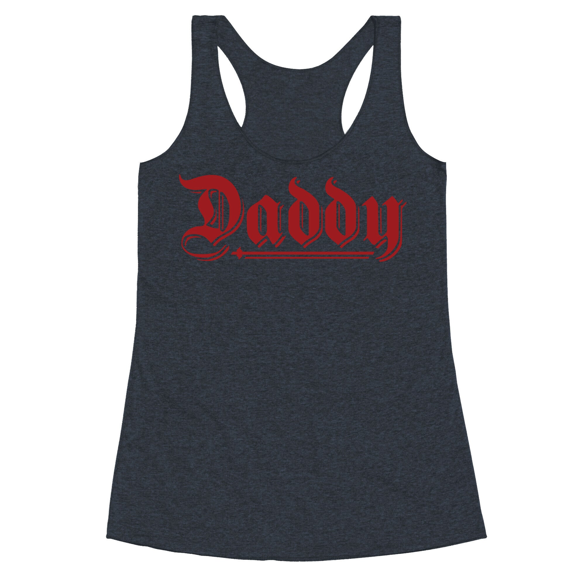 Daddy Gothic Racerback Tank