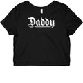 Daddy Gothic Graphic Baby Tee