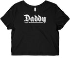 Daddy Gothic Graphic Baby Tee