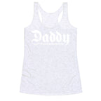 Daddy Gothic Racerback Tank