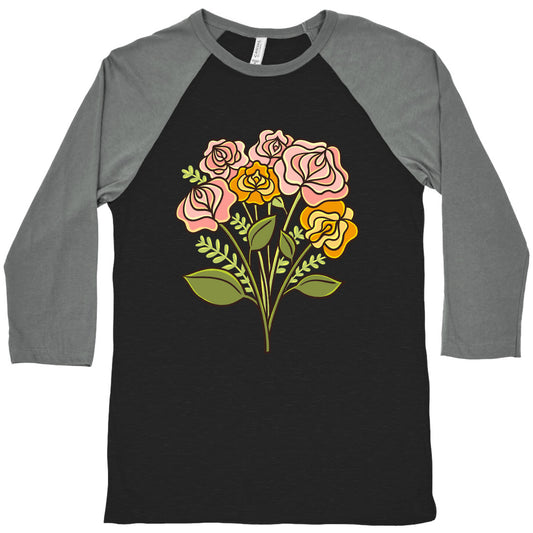 Vulva Bouquet Baseball Tee
