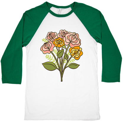 Vulva Bouquet Baseball Tee