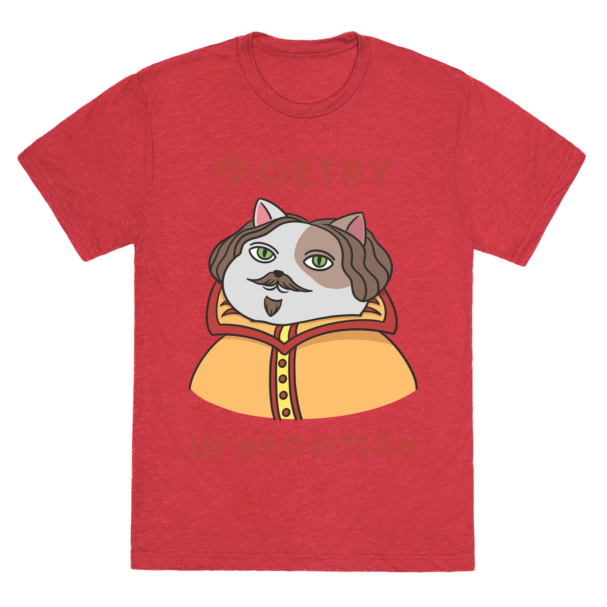 Poetry In Meowtion Parody Unisex Triblend Tee