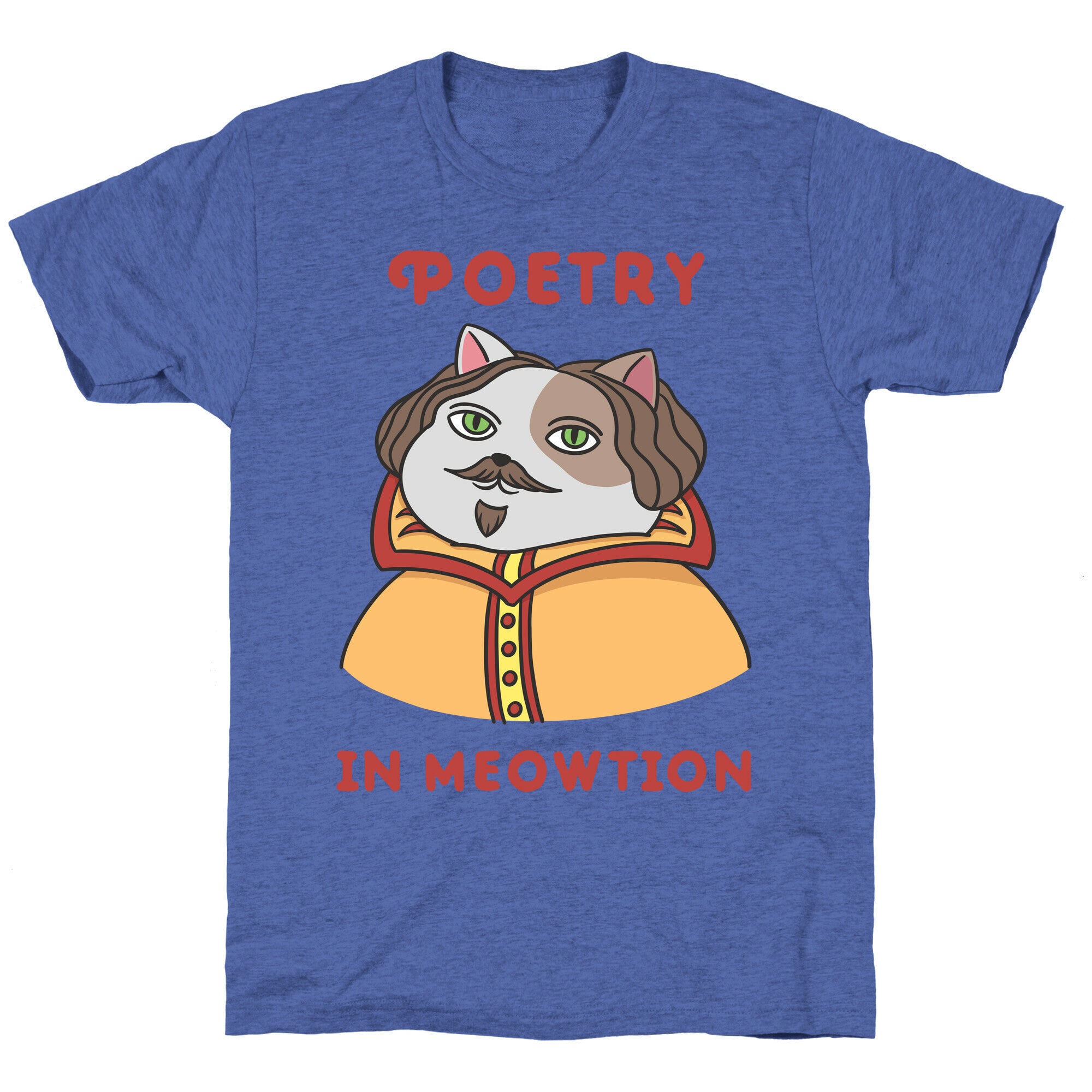 Poetry In Meowtion Parody Unisex Triblend Tee