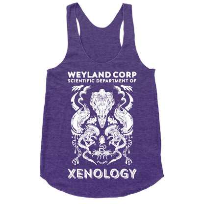 Weyland Corp Scientific Department Of Xenology Racerback Tank