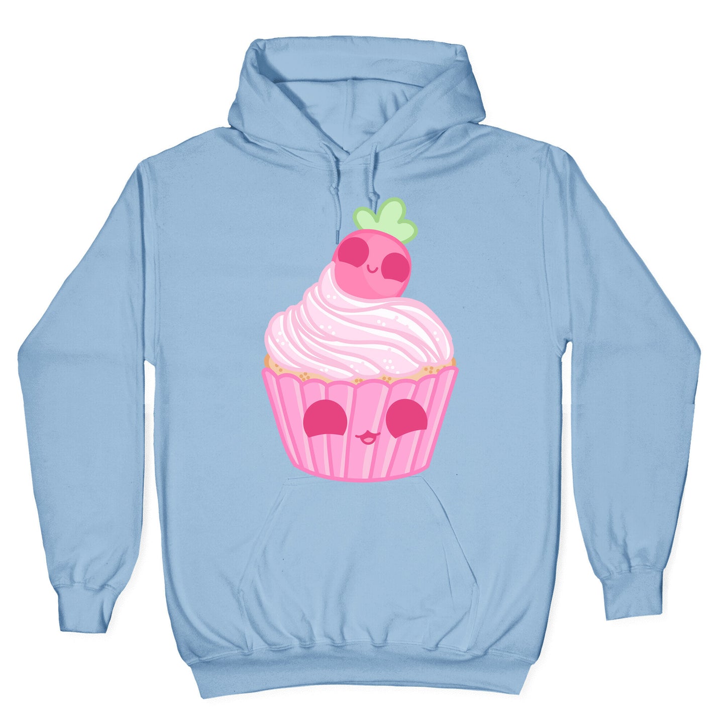 Kawaii Strawberry Cupcake Hoodie