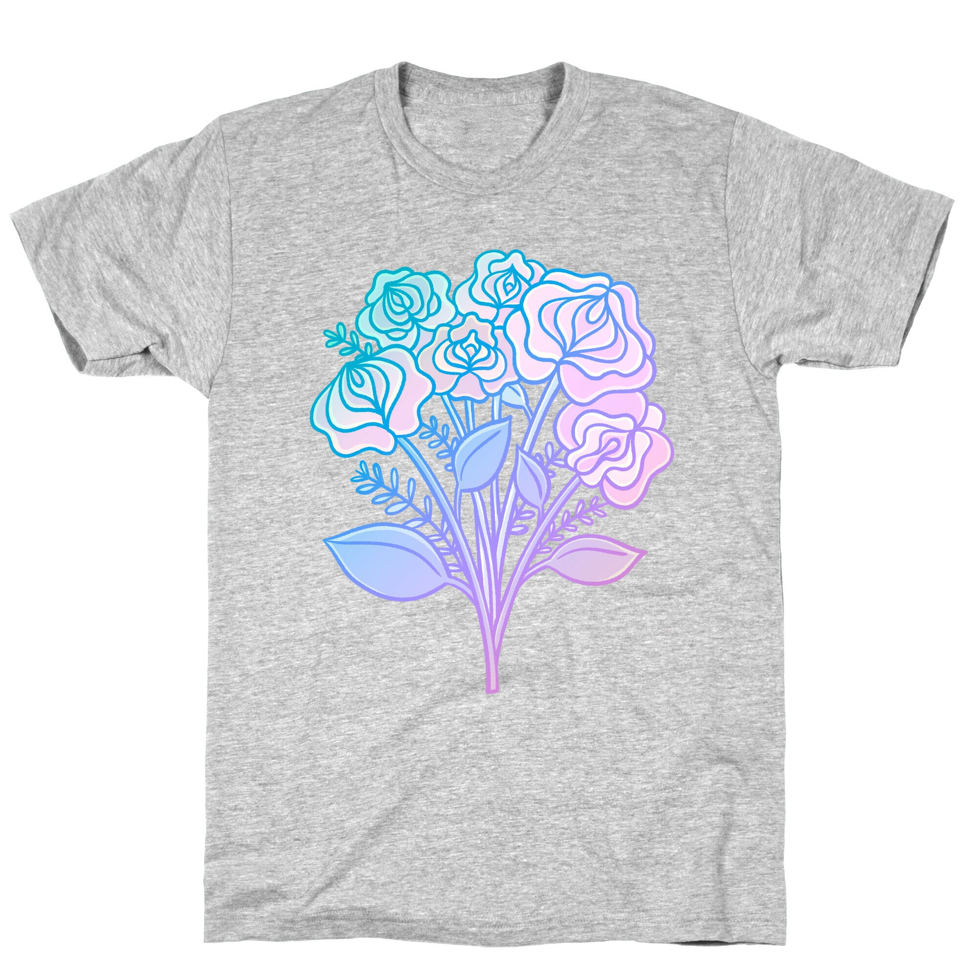Pastel Vulva Bouquet T-Shirt