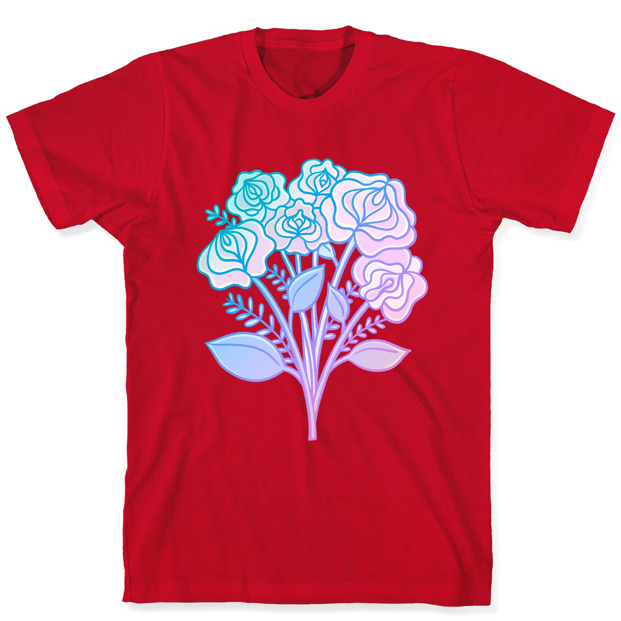 Pastel Vulva Bouquet T-Shirt