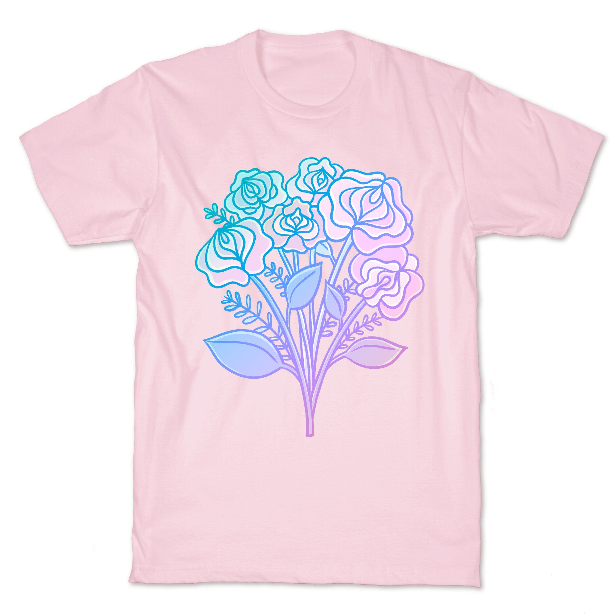 Pastel Vulva Bouquet T-Shirt