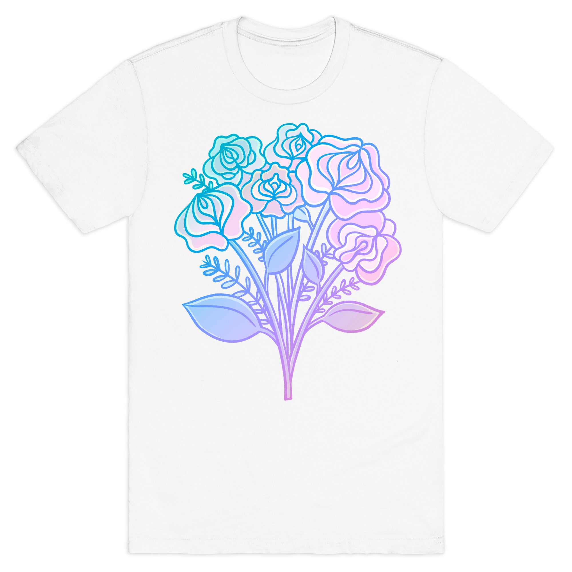 Pastel Vulva Bouquet T-Shirt