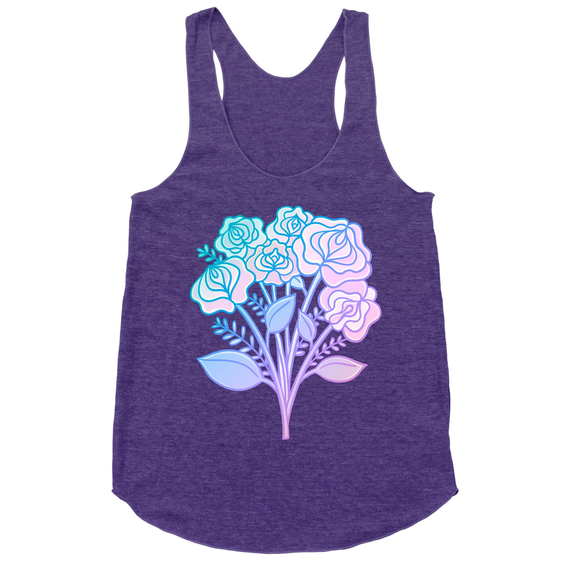 Pastel Vulva Bouquet Racerback Tank